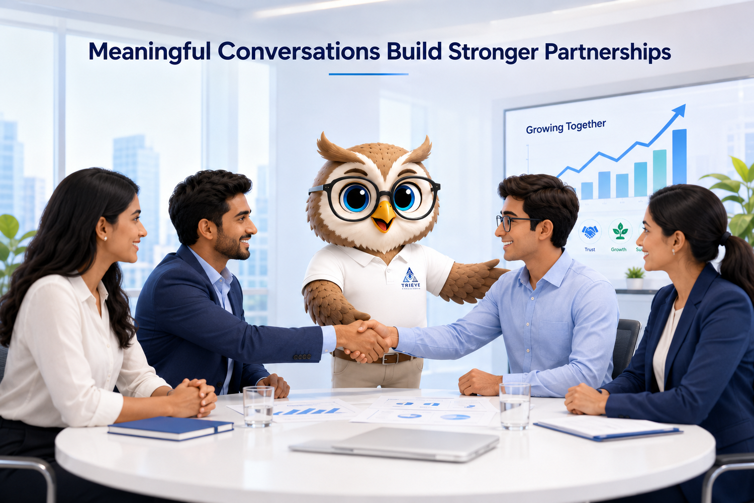 Tri Eye Infra partnership consultation and business development visual